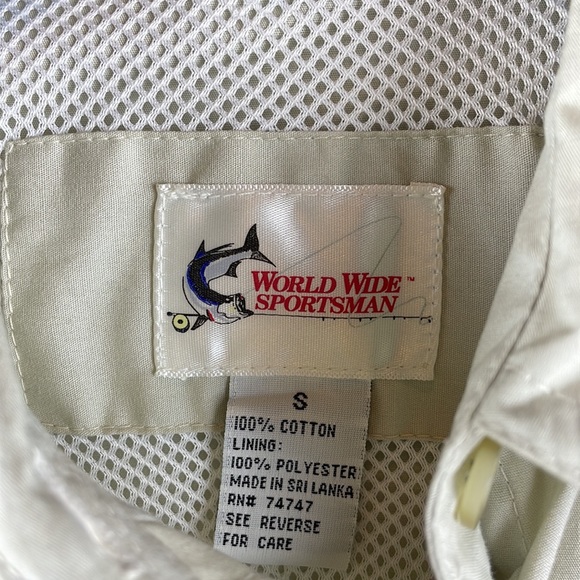 World Wide Sportsman Button-Up Vented L Meramec Shirt Size Small - Picture 9 of 9